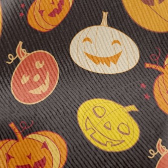 Playful Funny Pumpkin Standard Corduroy
