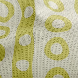 Two Color Dots Athletic Mesh Flat Back