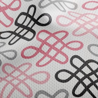 Intersecting Lines Athletic Mesh Flat Back