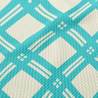 Interlaced Rhombus Birdseye Piqué