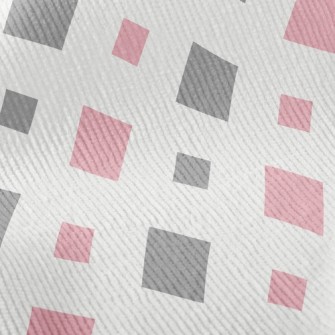 Pink Size Square Standard Corduroy