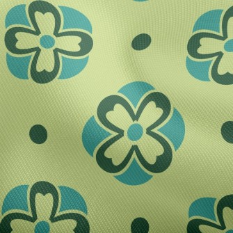 Gradient Deformation Floral Dobby