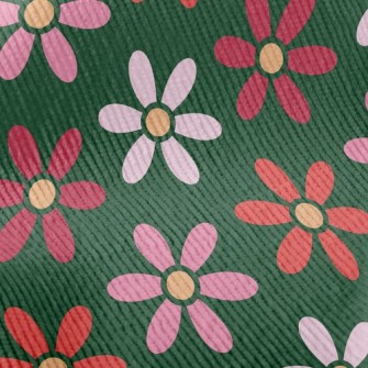 Beautiful Colorful Flowers Standard Corduroy
