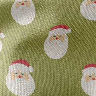 Tiny Santa Head Waterproof Canvas