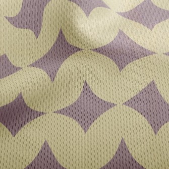 Chubby Water Pipe Wave Athletic Mesh Flat Back