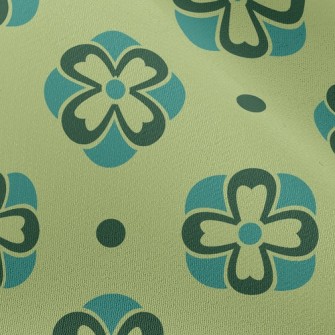 Gradient Deformation Floral Chiffon