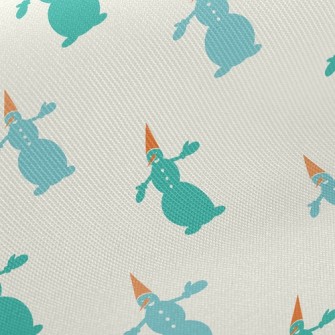 Cute Christmas Snowman Twill