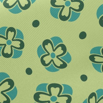 Gradient Deformation Floral Twill