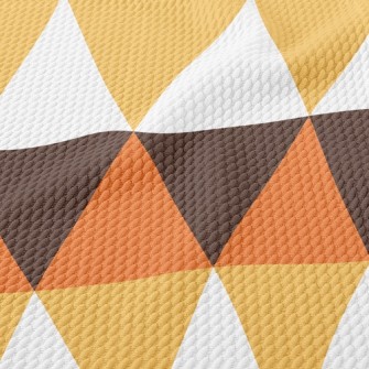 Four Color Mosaic Rhombus Birdseye Piqué
