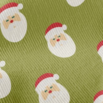 Tiny Santa Head Standard Corduroy
