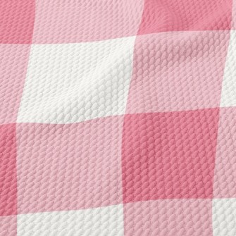 Two-Color Plaid Birdseye Piqué