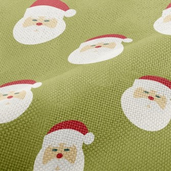 Tiny Santa Head Performance Linen