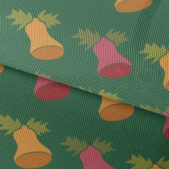 Bicolor Christmas Bells Waterproof Oxford