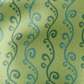 Little Curly Vine Waterproof Canvas