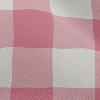 Two-Color Plaid Chiffon