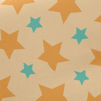 Shining Colorful Stars Twill