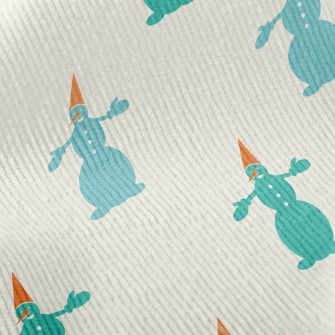 Cute Christmas Snowman Standard Corduroy