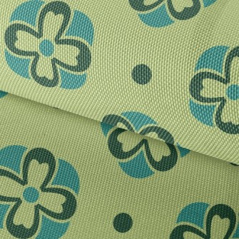 Gradient Deformation Floral Waterproof Oxford