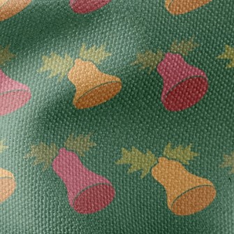 Bicolor Christmas Bells Waterproof Canvas