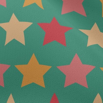 Four Color Arrangement Stars Chiffon
