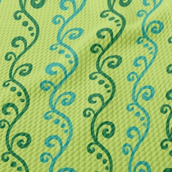 Little Curly Vine Birdseye Piqué