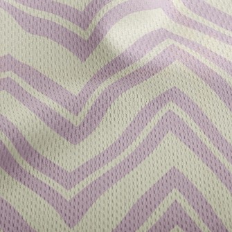 Simple Wave Style Athletic Mesh Flat Back