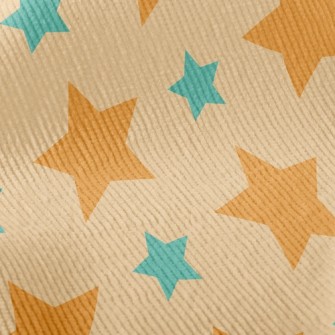 Shining Colorful Stars Standard Corduroy