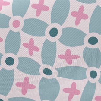 Flower Splicing Dots Twill