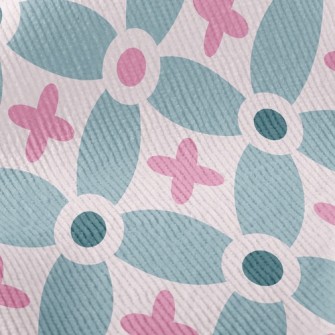 Flower Splicing Dots Standard Corduroy