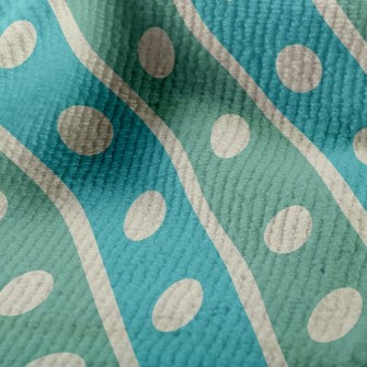 Pop Style Diagonal Stripes Terry