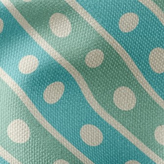 Pop Style Diagonal Stripes Waterproof Canvas