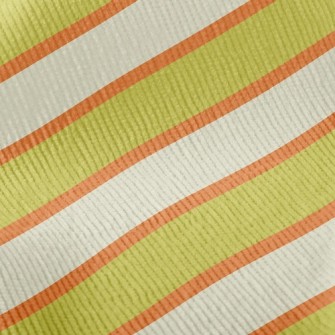 Simple Two-Color Stripes Standard Corduroy