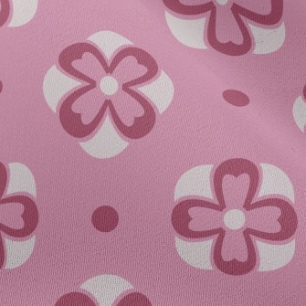 Changing Pink Flowers Chiffon