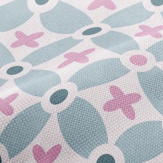 Flower Splicing Dots Performance Linen