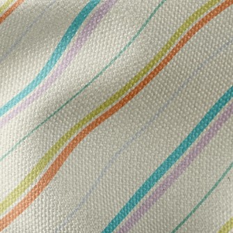 Simple And Colorful Lines Waterproof Canvas