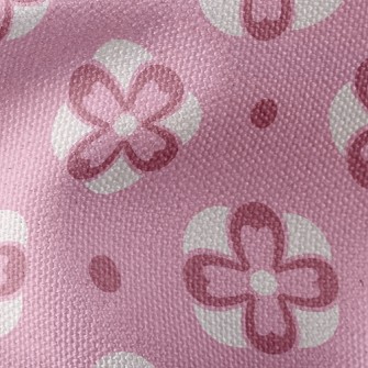 Changing Pink Flowers Waterproof Canvas