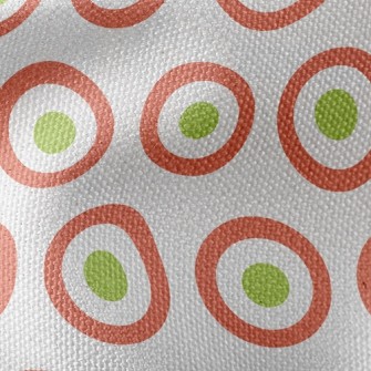 Visual Dot Edge Circle Waterproof Canvas