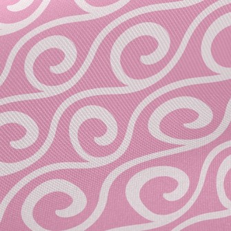 Cute Swirl Waves Twill