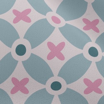 Flower Splicing Dots Chiffon