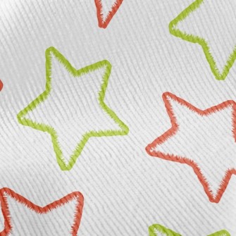 Two-Color Line Stars Standard Corduroy