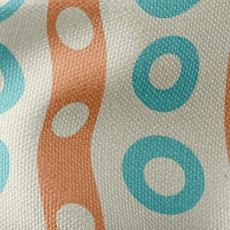 Size Circle Lines Waterproof Canvas