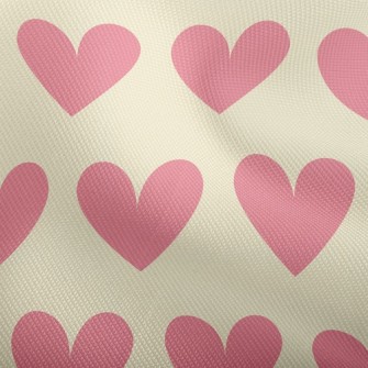 Simple Pink Heart Dobby