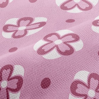 Changing Pink Flowers Performance Linen