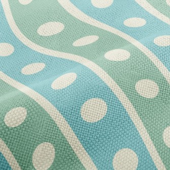 Pop Style Diagonal Stripes Performance Linen