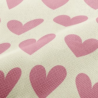 Simple Pink Heart Performance Linen