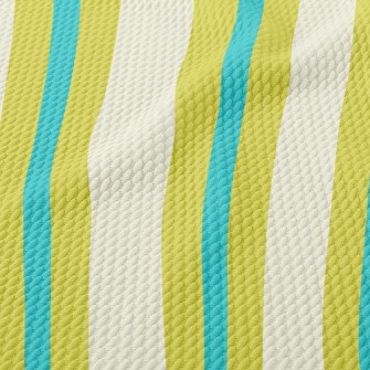 Stripes Of Different Thickness Birdseye Piqué