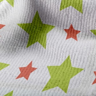 Cute Christmas Wind Stars Terry