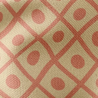 Cross Diamond Dots Waterproof Canvas