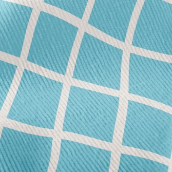 White Line Cross Grid Standard Corduroy