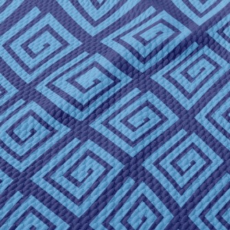 Maze Surround Grid Birdseye Piqué